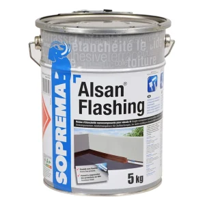 Soprema Résine D’étanchéité Liquide Pour Relevés – Alsan Flashing – Seau De 5 KG Prestation Et Rapide 8