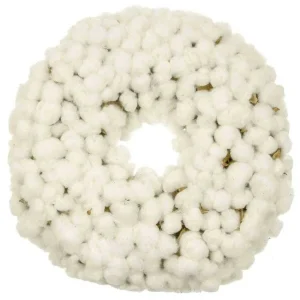 beauté Naturosphère Couronne De Porte En Fleurs De Coton. 7