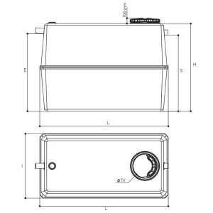 Sebico Fosse Septique Toutes Eaux En Béton Avec Filtre Et Cartouche 30EI – 310x120x130 Cm – 3000 Litres garantis authentique 13