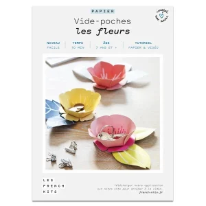 FRENCH’KITS French Kits Papier – Vide-poches Les Fleurs – 3 Pcs achetez pas cher 8