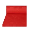 Papstar Nappe Damassée – (l)1 X (L)50 M – Rouge Authenticité garantie 7